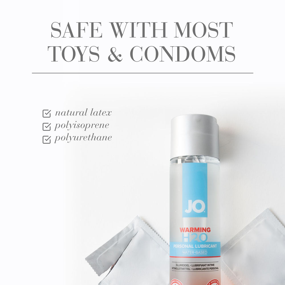 JO H2O Warming Water-Based Lubricant (60 ml) – Silky Warming Lube > Lube > Water Based