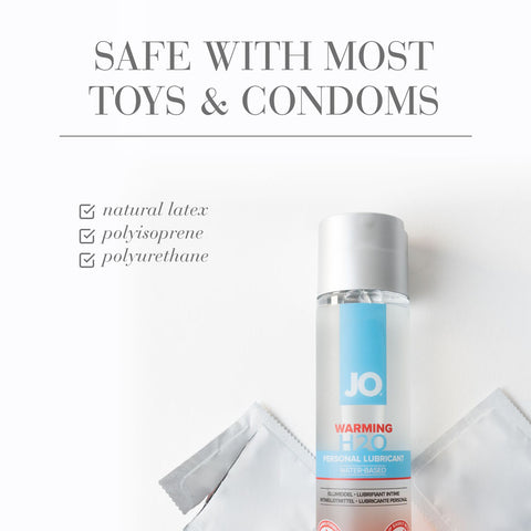 JO H2O Warming Water-Based Lubricant (60 ml) – Silky Warming Lube > Lube > Water Based