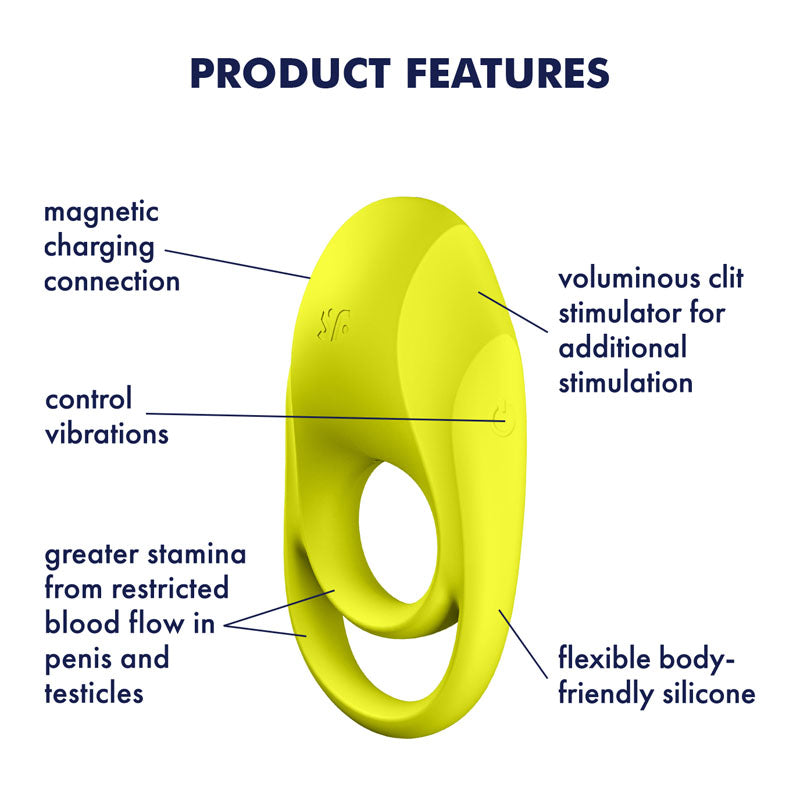 Satisfyer Spectacular Duo - Light USB Rechargeable Cock & Balls Ring COCK RINGS-PREMIUM