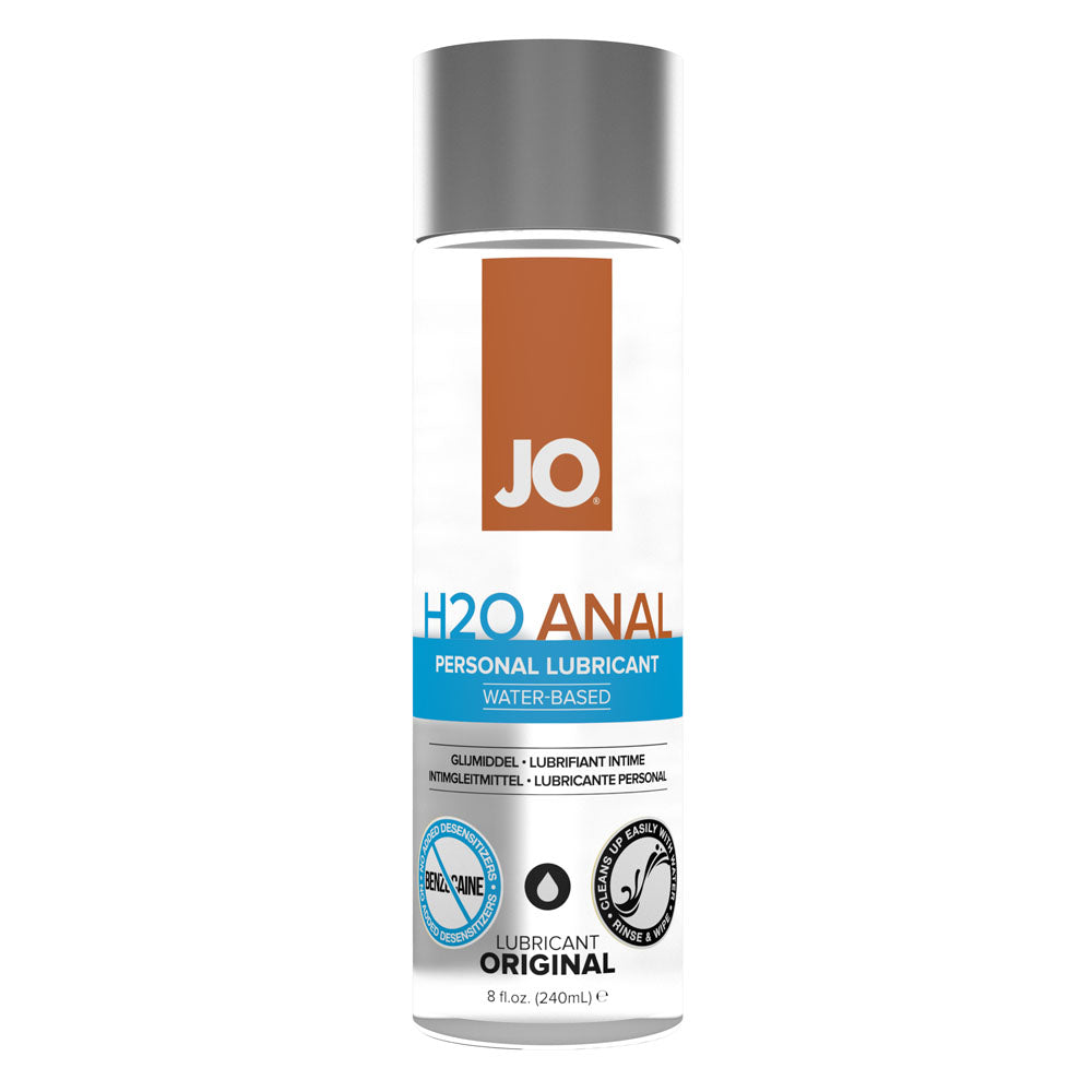 JO H2O Anal Lube – Water-Based Anal Lubricant 240ml Default Title > Lube > Anal Main image