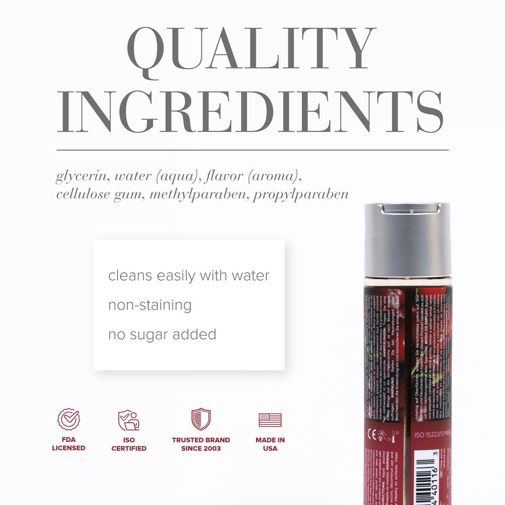 JO H2O Cherry Burst – Water-Based Flavored Lubricant 120 ml Bottle > Lube > Flavoured