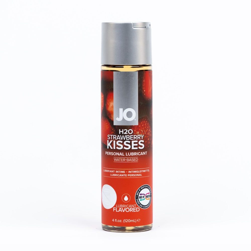 JO H2O Strawberry Kisses (Strawberry) – Water-Based Flavored Lubricant 120 ml Default Title > Lube > Flavoured