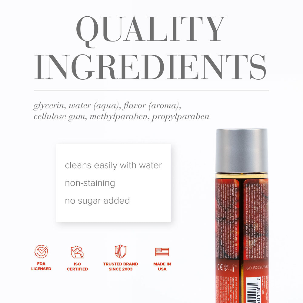 JO H2O Strawberry Kisses (Strawberry) – Water-Based Flavored Lubricant 120 ml > Lube > Flavoured