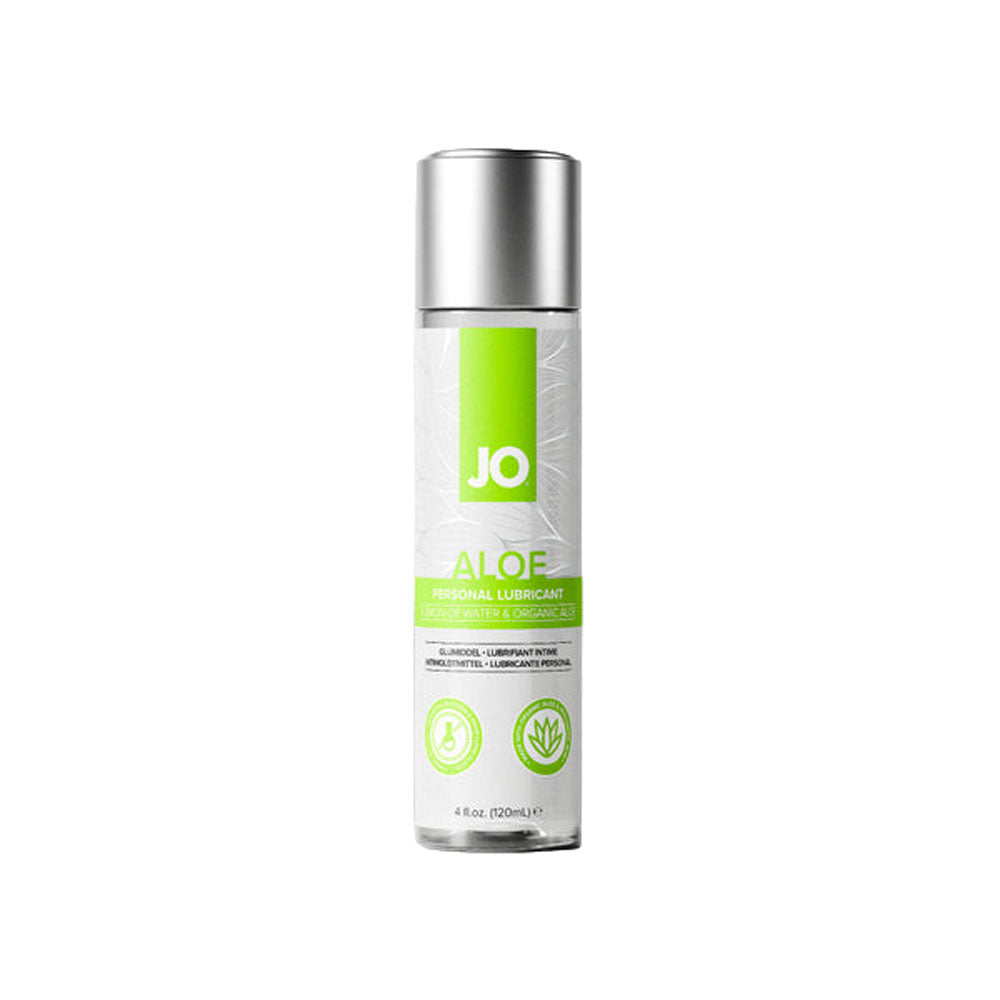 JO Aloe – Water-Based Lubricant with Aloe and Hyaluronic Acid 120ml Bottle Default Title > Lube > Water Based Main image