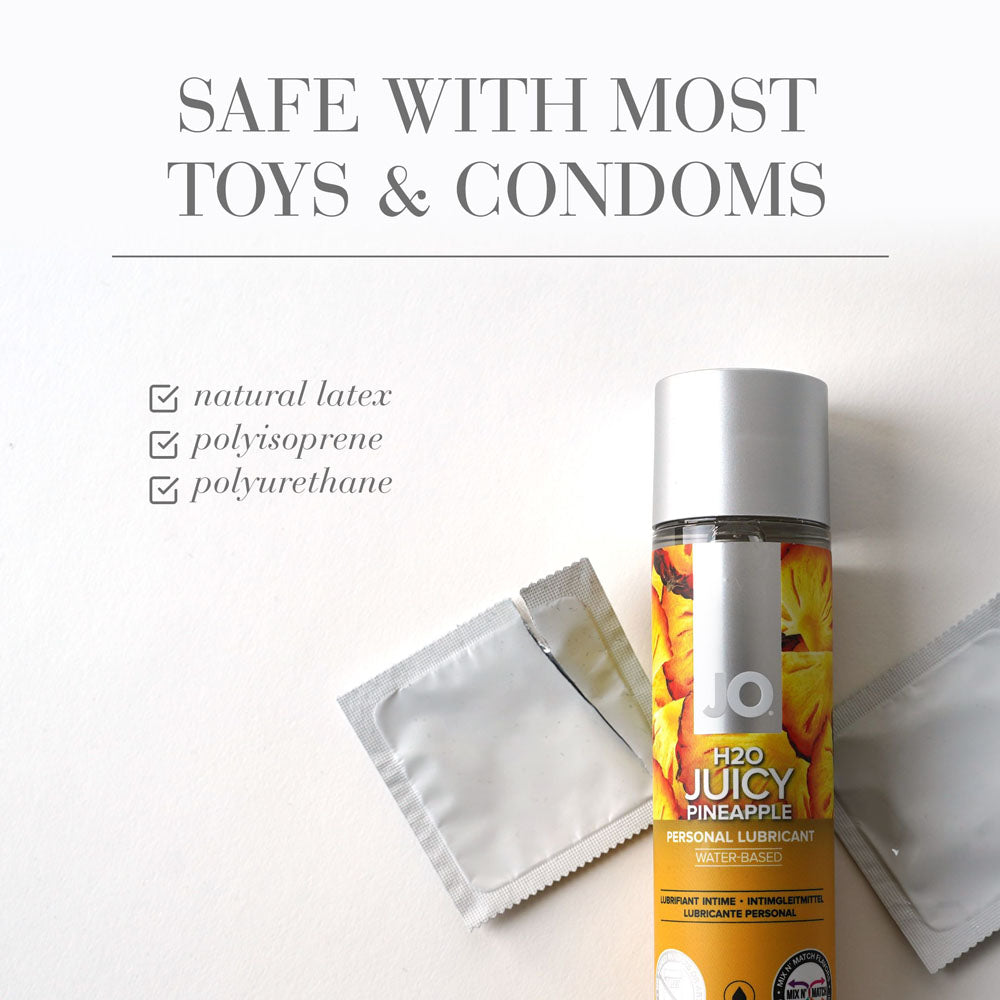 JO H2O Juicy Pineapple (Pineapple Flavored) – Water-Based Lubricant 120 ml > Lube > Flavoured