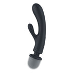Satisfyer Triple Lover Hybrid Wand and Rabbit Vibrator Waterproof Design > Vibrators > Ladies > Rabbit Multi