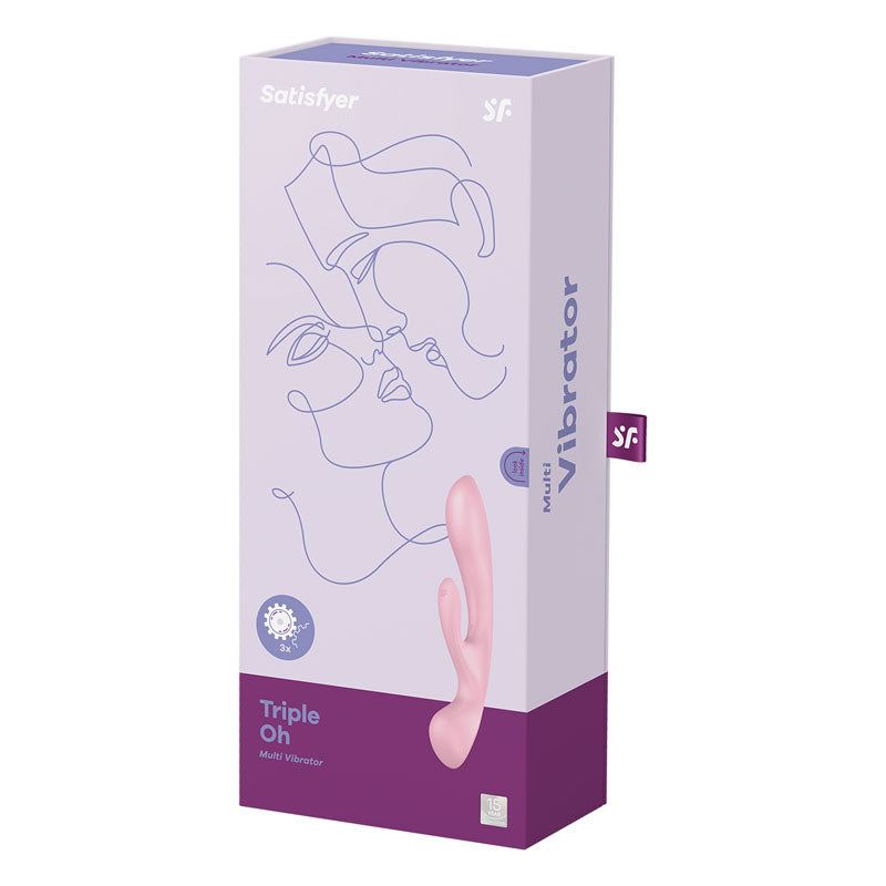 Satisfyer Triple Oh Luxury Versatile Rechargeable Vibrator > Vibrators > Ladies > Rabbit