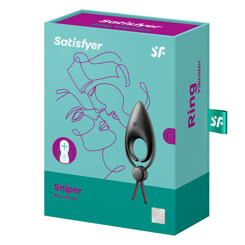 Satisfyer Sniper Vibrating Adjustable Lasso Cock Ring Cock Rings Vibrating
