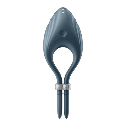 Satisfyer Duelist Dark Vibrating Adjustable Lasso Cock Ring Cock Rings Vibrating