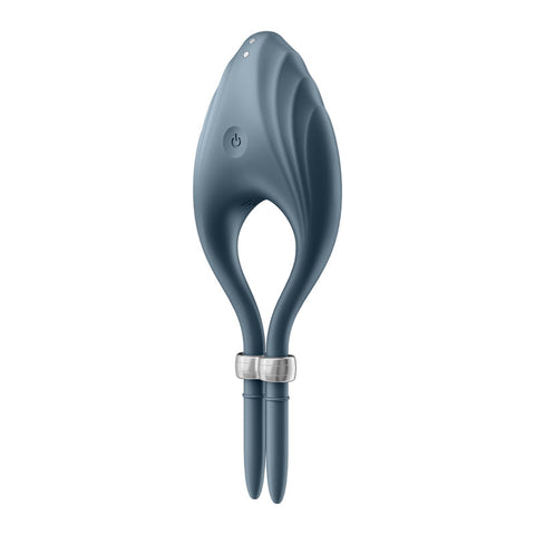 Satisfyer Duelist Dark Vibrating Adjustable Lasso Cock Ring Cock Rings Vibrating
