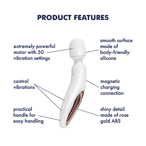 Satisfyer Wand-erland Rose Gold Massage Wand > Sex Toys > Massage Wands