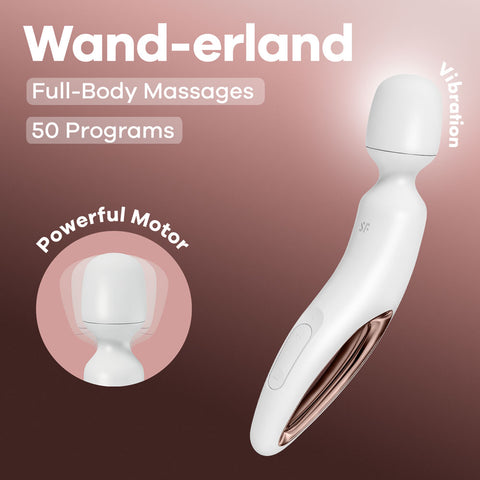 Satisfyer Wand-erland Rose Gold Massage Wand > Sex Toys > Massage Wands