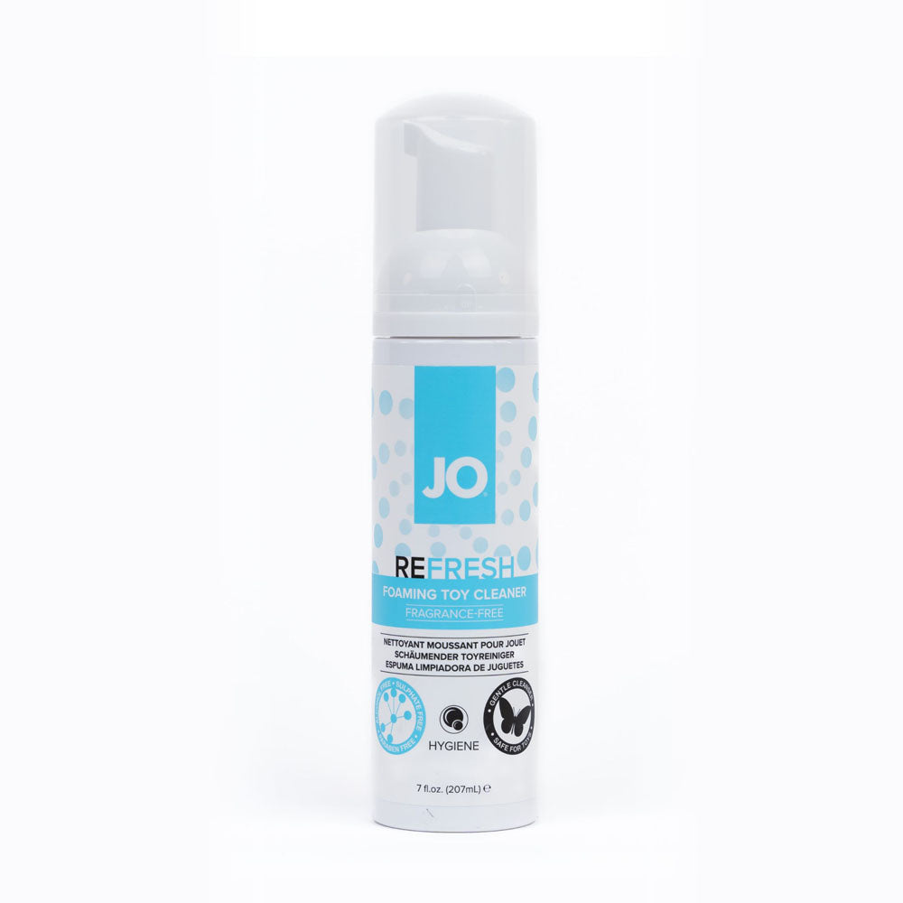 JO Refresh Foaming Toy Cleaner (207 mL) – Gentle Fragrance-Free Toy Cleaner Default Title Toy Cleaners