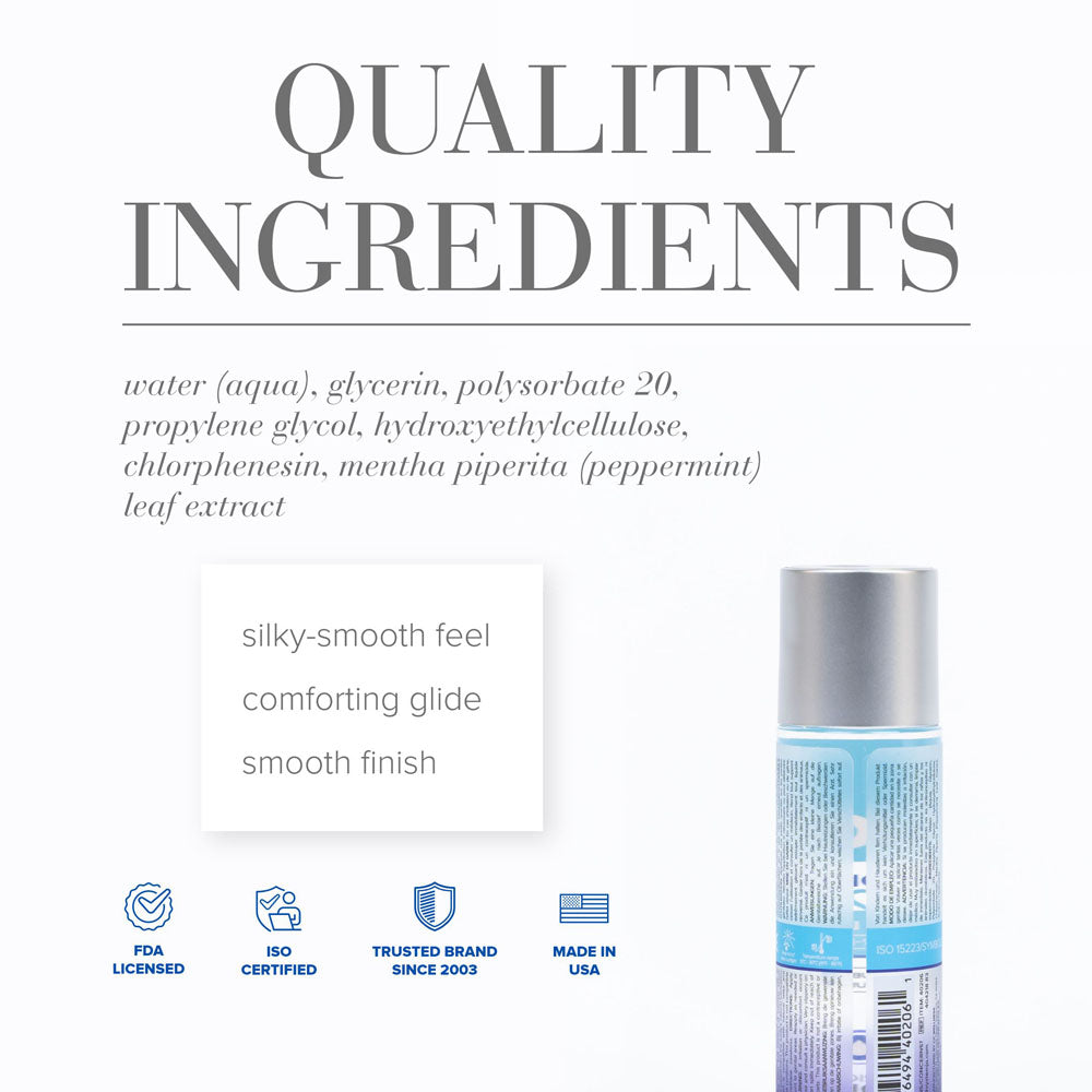JO H2O Cooling Lube – Water-Based Cooling Lubricant 60ml > Lube > Water Based