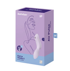Satisfyer Curvy Trinity 2 Insertable Air Pulse Vibrator Violet > Sex Toys For Ladies > Air Pulsation
