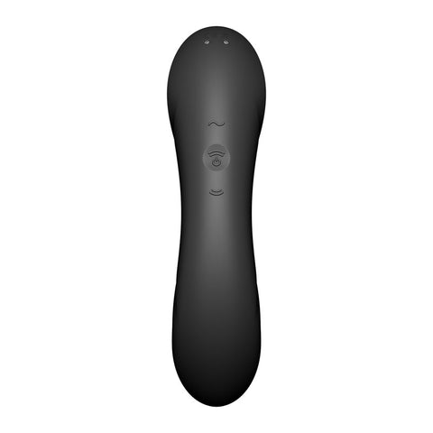 Satisfyer Curvy Trinity 4 Insertable Air Pulse Vibrator Black AIR PULSATION