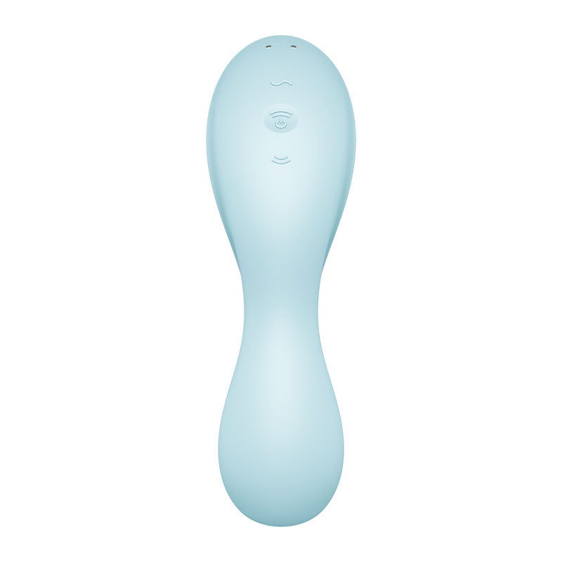 Satisfyer Curvy Trinity 5+ (Blue) – Waterproof Triple Motor Vibrator > Sex Toys For Ladies > Clitoral Vibrators and Stimulators