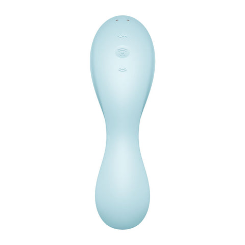 Satisfyer Curvy Trinity 5+ (Blue) – Waterproof Triple Motor Vibrator > Sex Toys For Ladies > Clitoral Vibrators and Stimulators