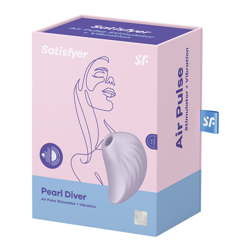 Satisfyer Pearl Diver (Violet) – Air Pulse Vibrator AIR PULSATION