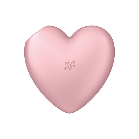 Satisfyer Cutie Heart Vibrator Pink Light Red Air Pulsation Stimulator STIMULATORS