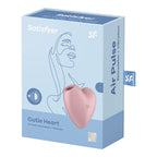 Satisfyer Cutie Heart Vibrator – Air Pulsation Stimulator Silicone Vibrator > Sex Toys For Ladies > Air Pulsation