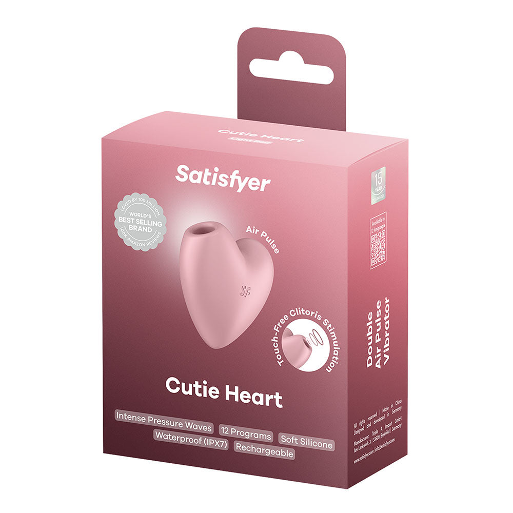 Satisfyer Cutie Heart Vibrator – Air Pulsation Stimulator Silicone Vibrator > Sex Toys For Ladies > Air Pulsation