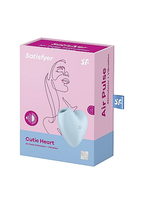 Satisfyer Cutie Heart Air Pulsation Stimulator Blue > Sex Toys For Ladies > Air Pulsation