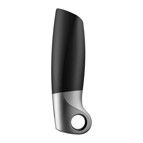 Satisfyer Power Masturbator Black Silver Strokers - Auto
