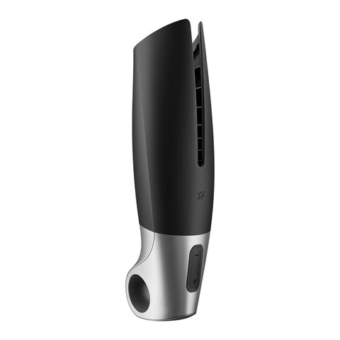 Satisfyer Power Masturbator Black Silver Strokers - Auto