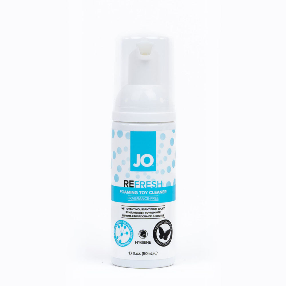 JO Refresh Foaming Toy Cleaner – Gentle Fragrance-Free 50 ml Toy Cleaner Default Title > Essentials > Toy Cleaners Main image