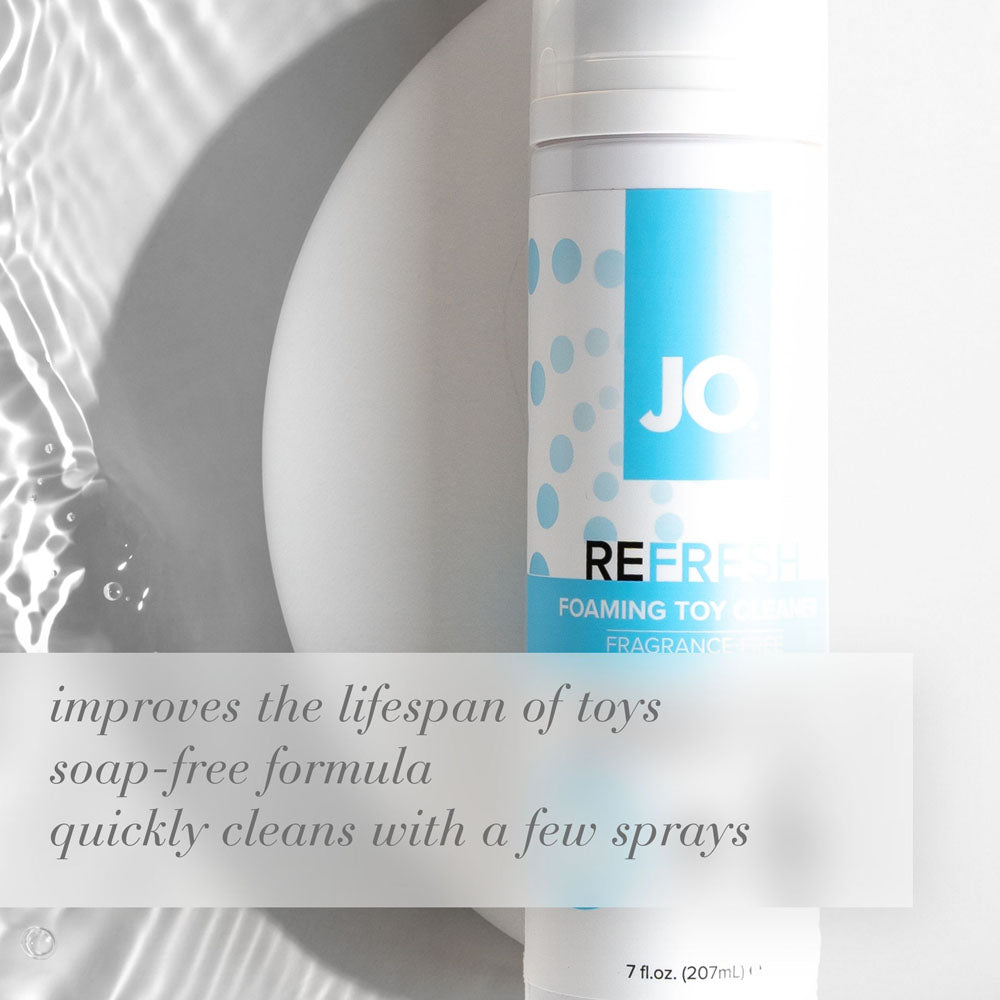 JO Refresh Foaming Toy Cleaner – Gentle Fragrance-Free 50 ml Toy Cleaner > Essentials > Toy Cleaners