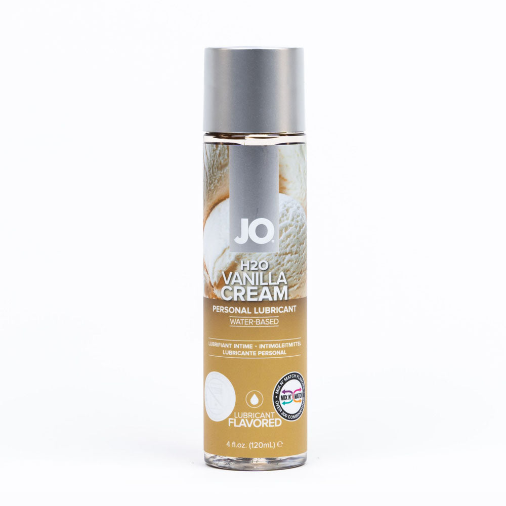 JO H2O Vanilla Cream (Vanilla) – Flavored Water-Based Lubricant 120 ml Bottle Default Title > Lube > Flavoured Main image