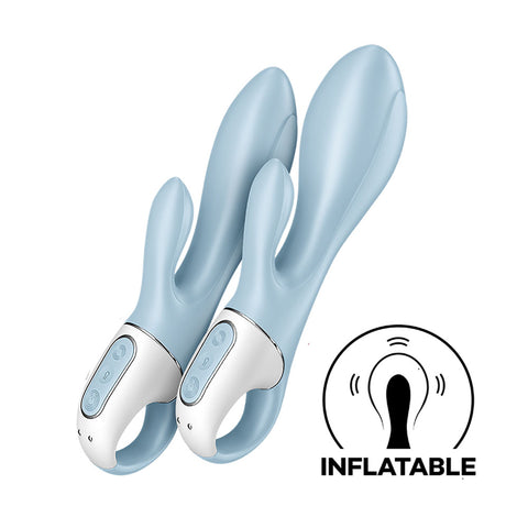Satisfyer Air Pump Bunny 1 - Inflatable Rabbit Vibrator 8 Inch VIBRATORS-RABBIT