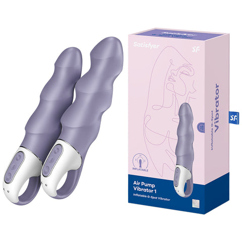 Satisfyer Air Pump Vibrator 1 Lilac Inflatable Purple > Sex Toys For Ladies > G-Spot Vibrators