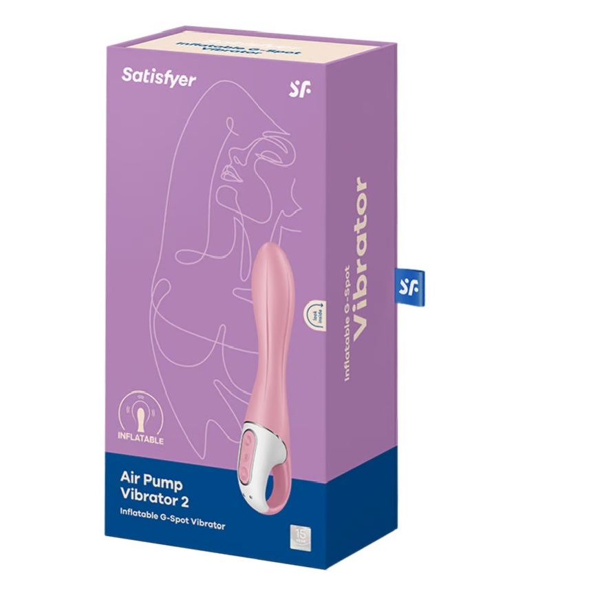 Satisfyer Air Pump Vibrator 2 Light Red Default Title Vibrators