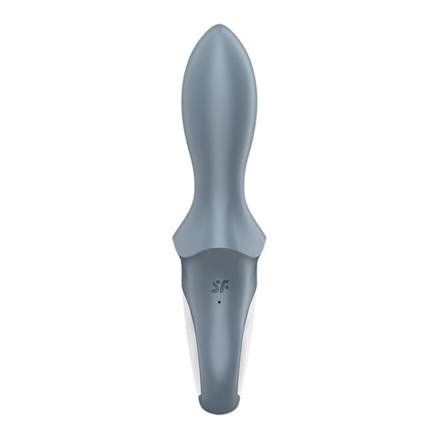 Satisfyer Air Pump Booty 1 Grey Inflatable Anal Vibrator 12 Vibes Butt Plugs - Vibrating