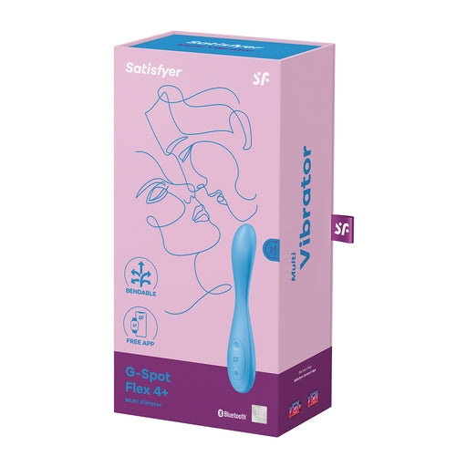 Satisfyer G-Spot Flex 4 – App-Controlled Vibrator Blue Vibrators - G Spot