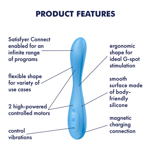 Satisfyer G-Spot Flex 4 – USB Rechargeable Remote-Controlled Vibrator > Sex Toys > Remote Control Toys