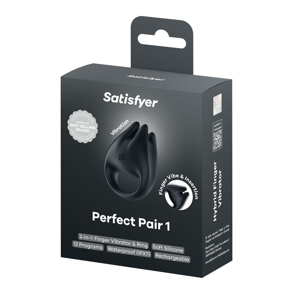 Satisfyer Perfect Pair 1 Rechargeable Couples Ring > Sex Toys > Couples Toys