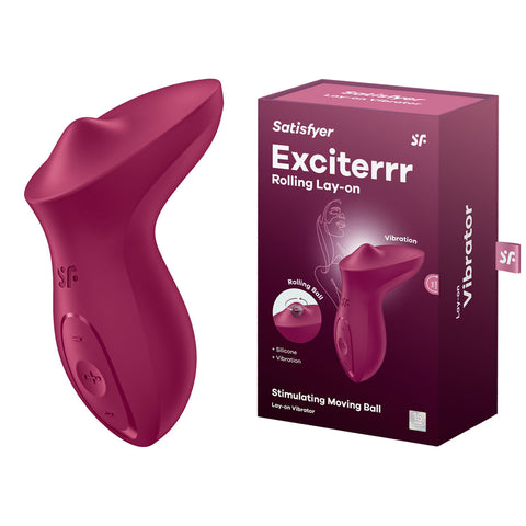 Satisfyer Exciterrr Vibrator for Ultimate Pleasure Experience Red STIMULATORS