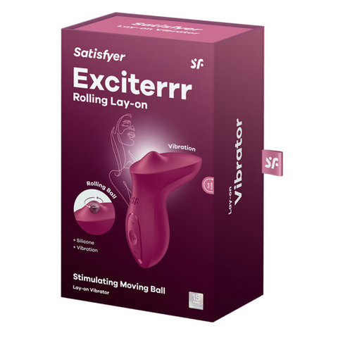 Satisfyer Exciterrr Vibrator for Ultimate Pleasure Experience Red STIMULATORS