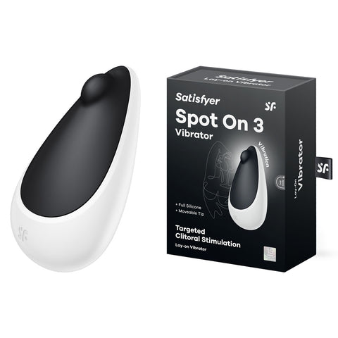 Satisfyer Spot On 3 USB Rechargeable Clitoral Stimulator Black STIMULATORS