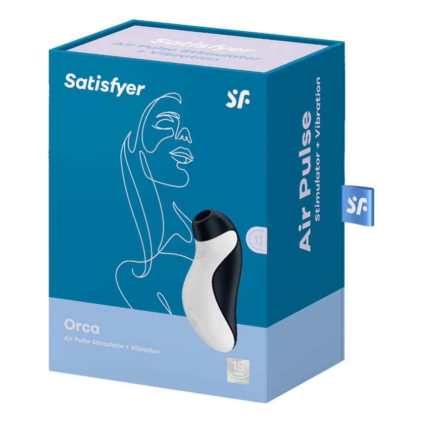 Satisfyer Orca Double Air Pulse Clitoral Vibrator With Vibration Default Title STIMULATORS