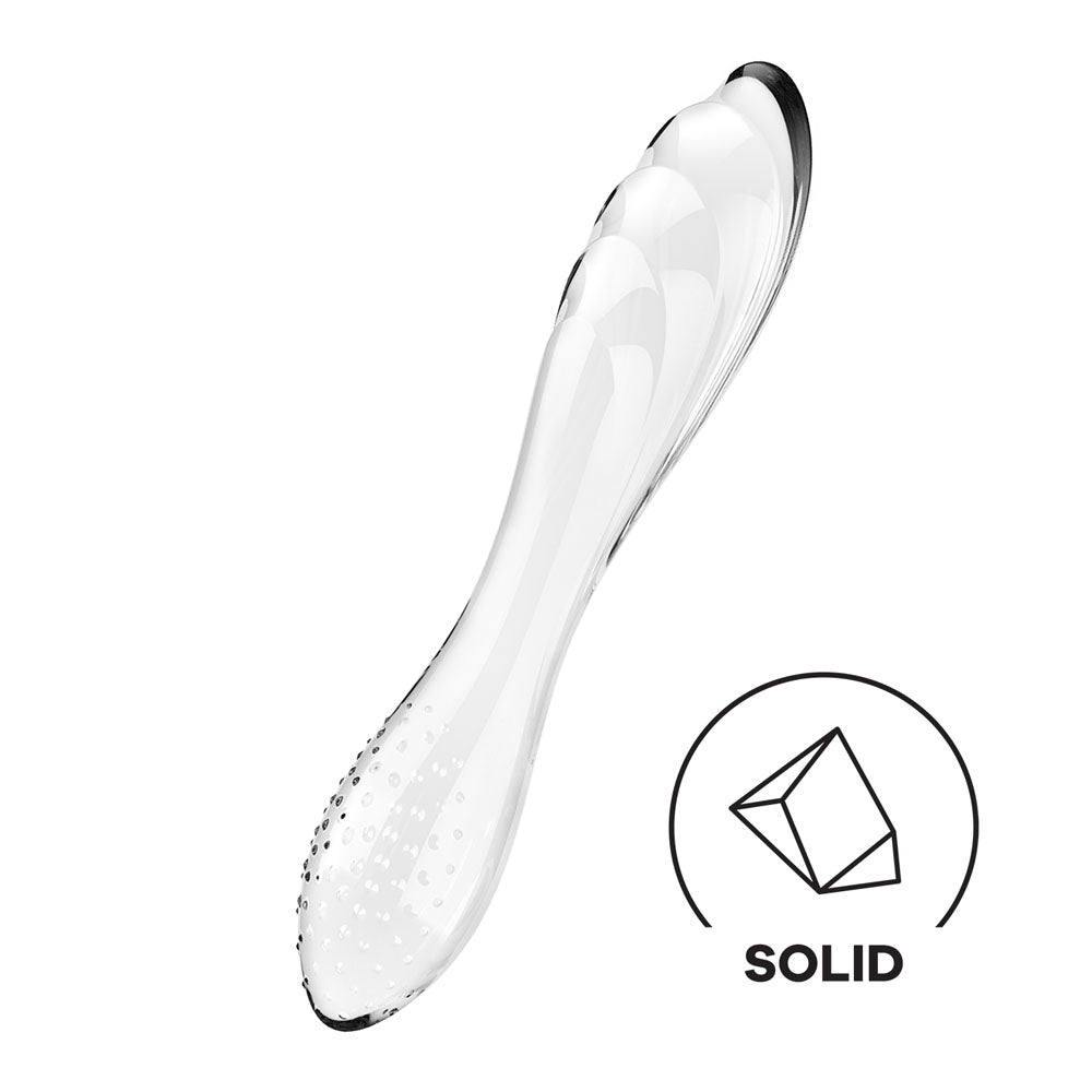 Satisfyer Dazzling Crystal 1 Double-Ended Glass Dildo > Glass > Dildos