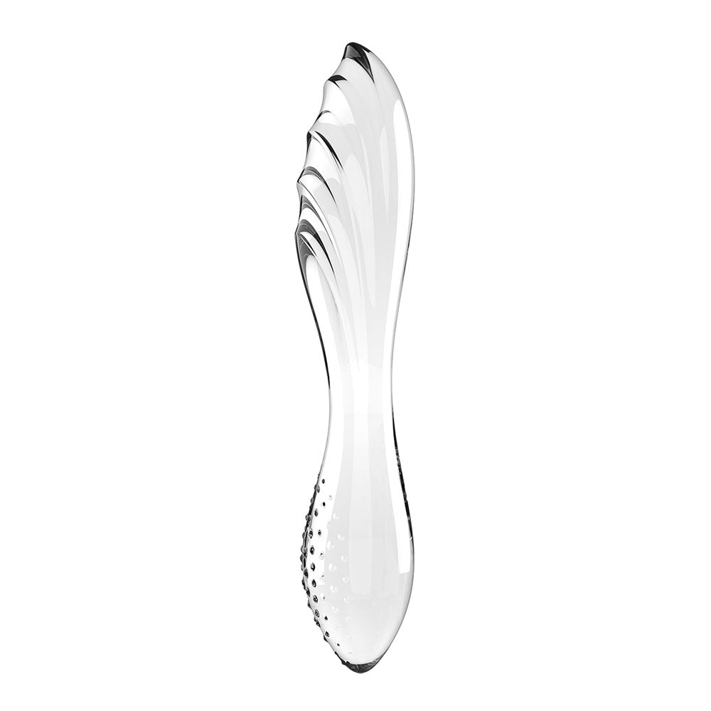 Satisfyer Dazzling Crystal 1 Double-Ended Glass Dildo Secondary image