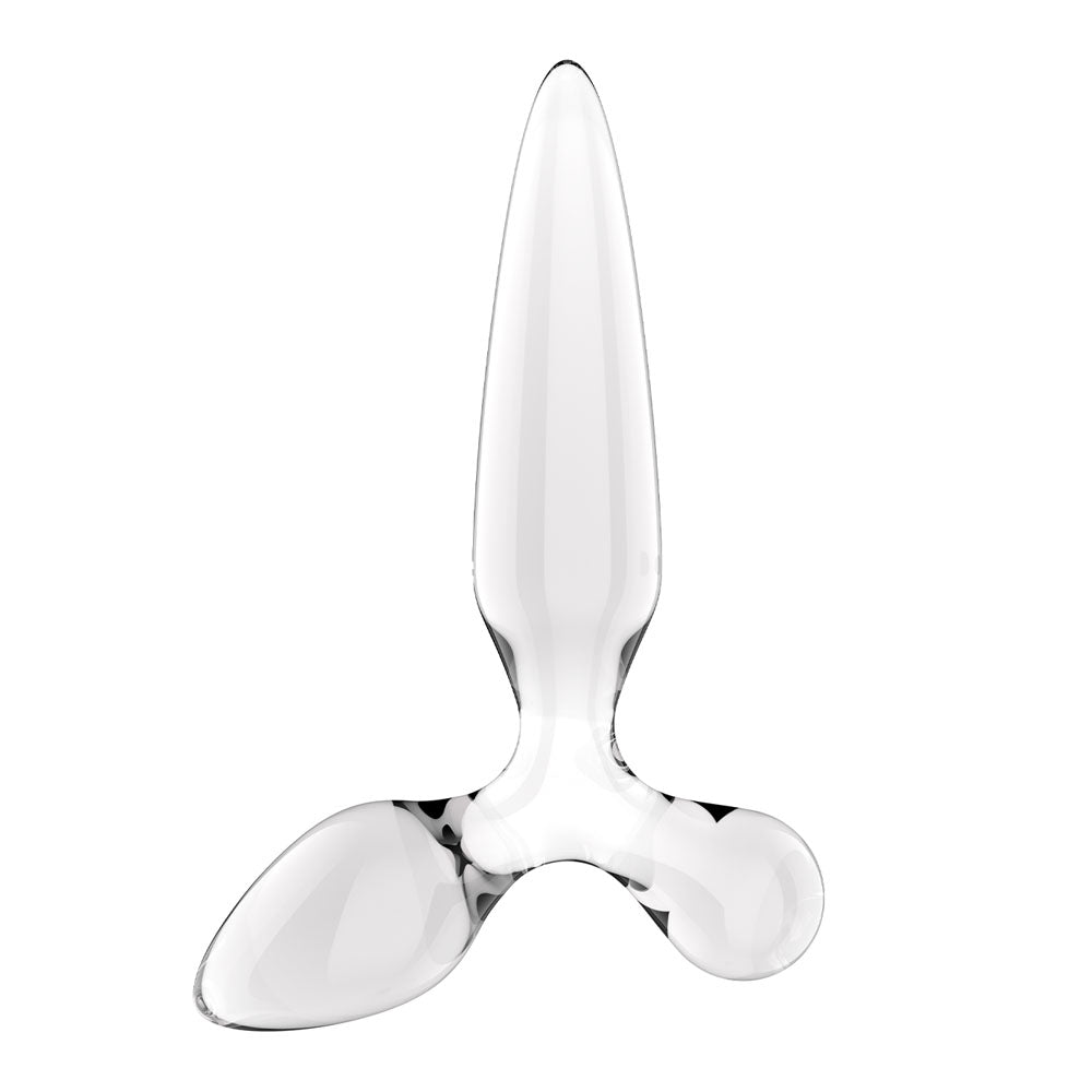 Satisfyer Triple Crystal 2 Transparent – Glass Dildo > Glass > Dildos