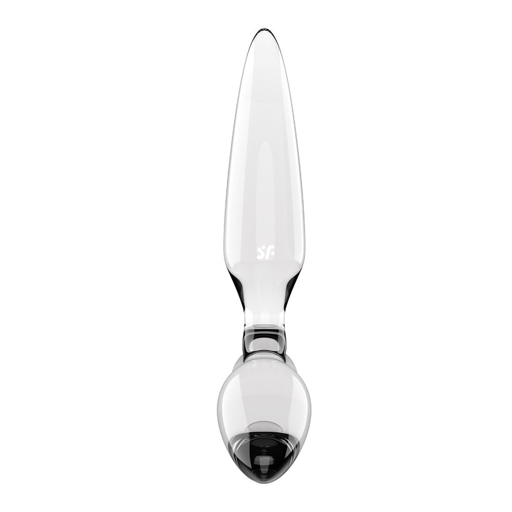 Satisfyer Triple Crystal 2 Transparent – Glass Dildo > Glass > Dildos