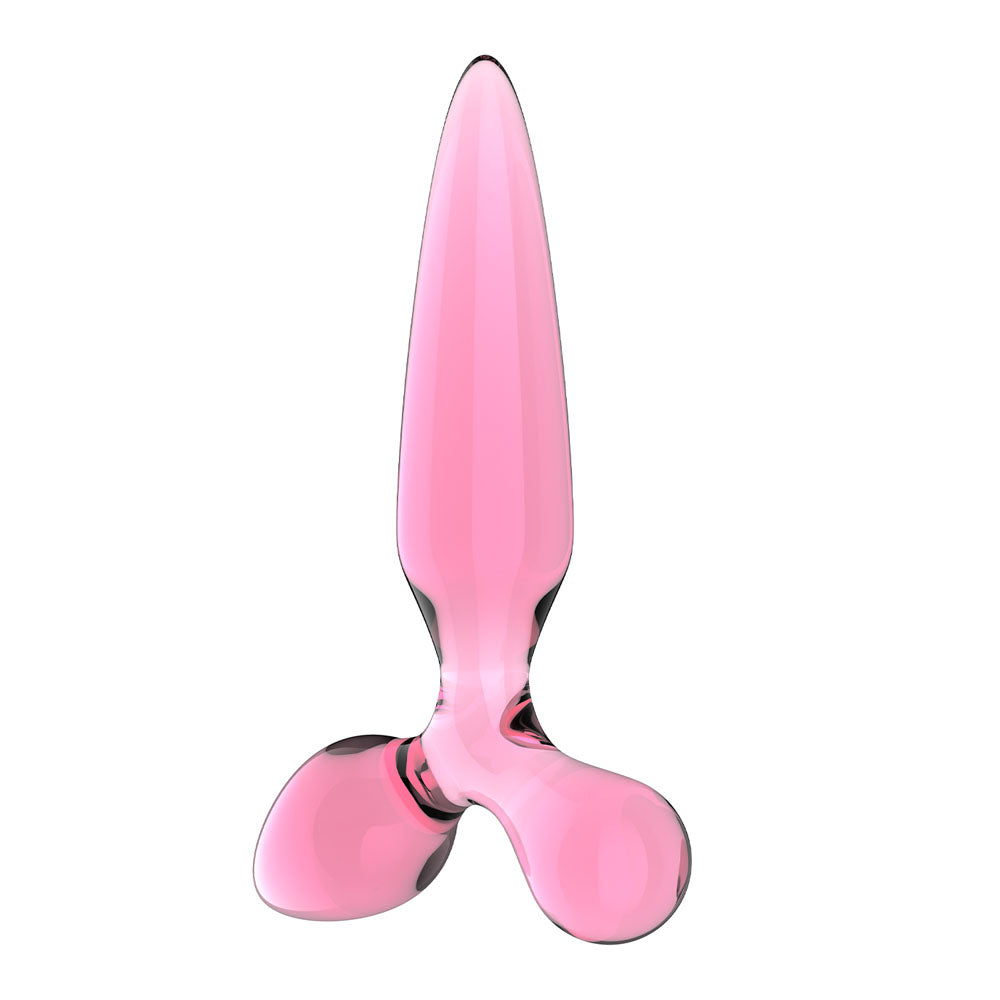 Satisfyer Triple Crystal 2 Pink – Glass Dildo > Glass > Dildos