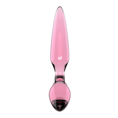 Satisfyer Triple Crystal 2 Pink – Glass Dildo > Glass > Dildos