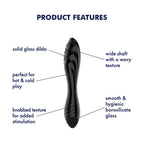 Satisfyer Dazzling Crystal 1 Borosilicate Glass Dildo > Glass > Dildos